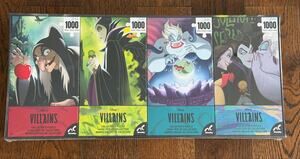 NEW! Collector’s Puzzle Jigsaw Villains Disney 4*1000